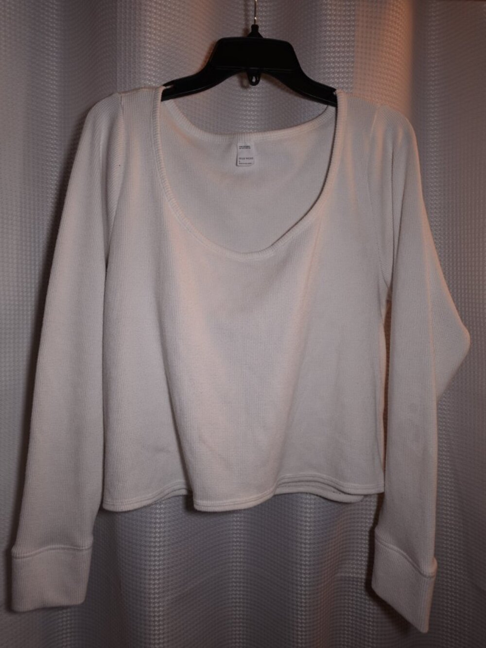 Cream Gilly Hicks Long Sleeve Top